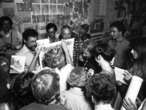 Bob Rauschenberg in the Bob Rauschenberg Gallery at FSW ©Daniel Chauche
